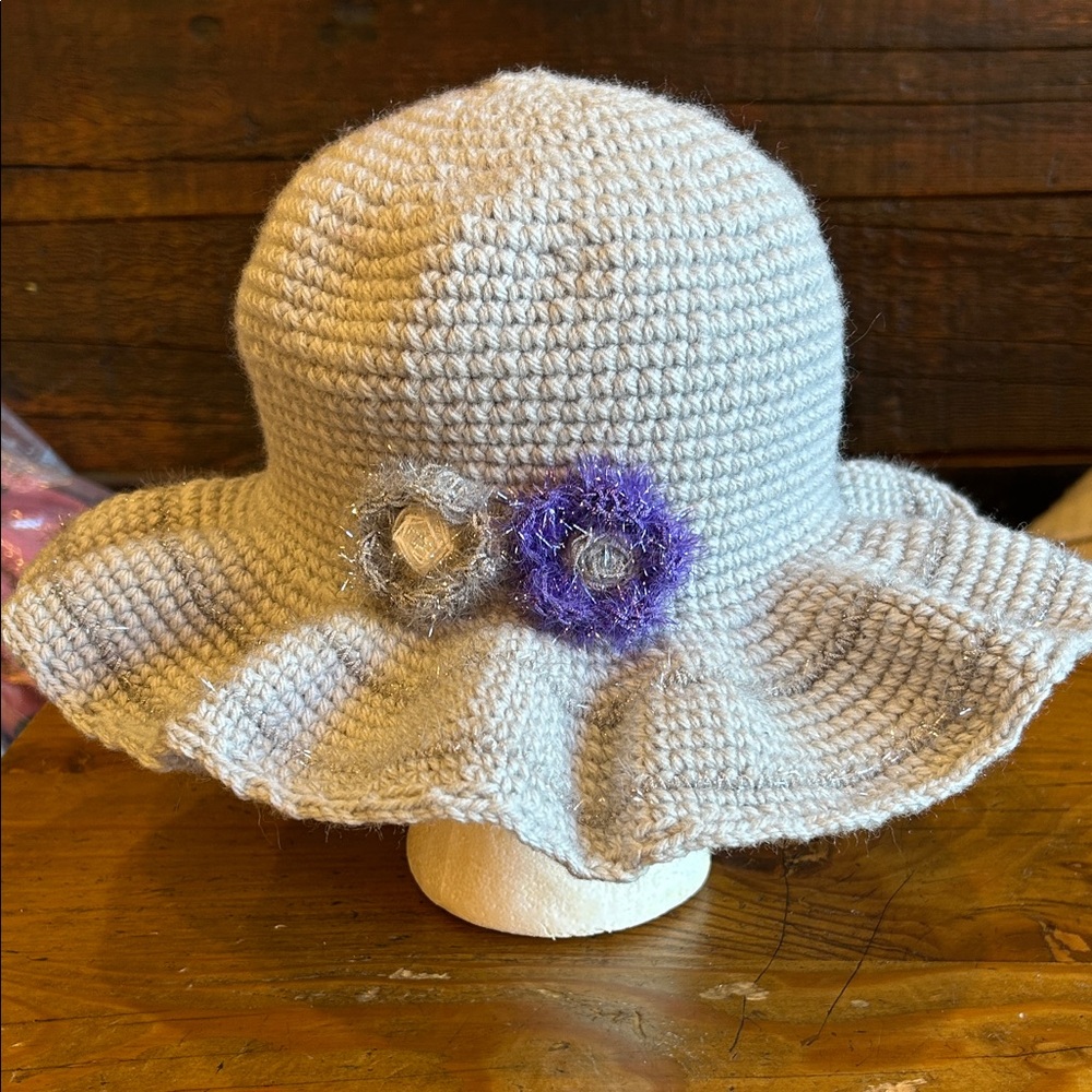 Fabulous handmade Crochet Gray & Lilac